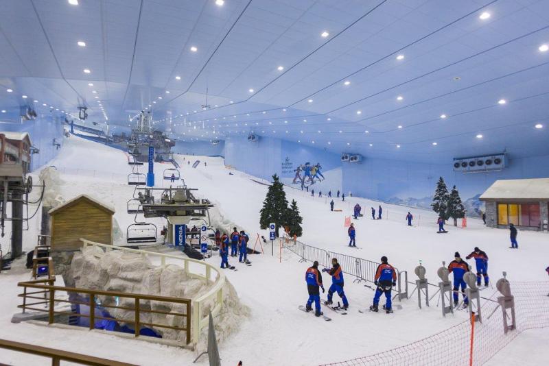 Ski Dubai nằm trong khu thương mại lớn nhất Dubai